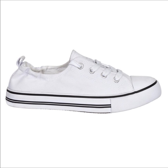 Classic White Tennis Shoe - Picture 2 of 3
